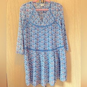 Holding Horses Betony Swing Floral Dress with Liner Cornflower size 6